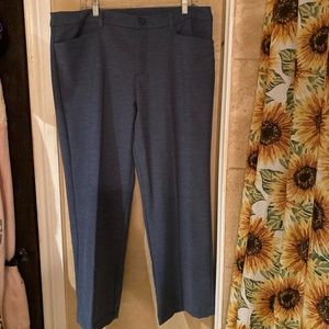 Christopher &banks blue grey slacks
